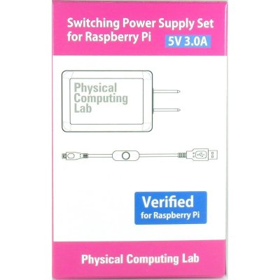 Photo3: Power supply set (5V3.0A) for Raspberry Pi - Pi 3 full load verified