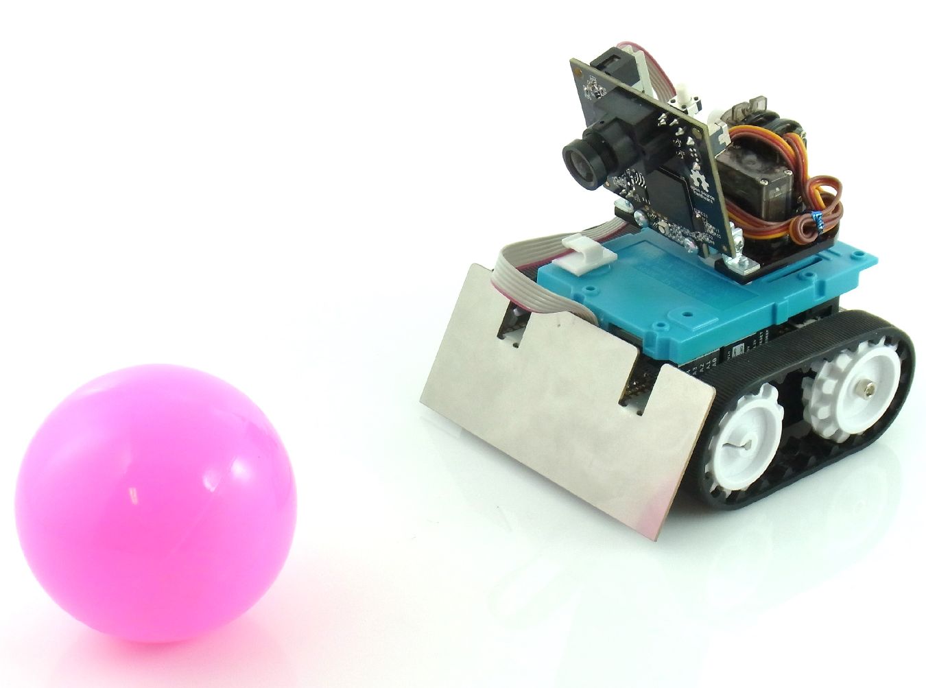 Pixy + Zumo Image Recognition following Robot (Assembled)